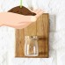 Wooden Wall Hanging Plant Terrarium Glass Planter Container，Creative Home Wall Decoration,Entryway Hallway Living Room Office Bedroom Decoration blue   